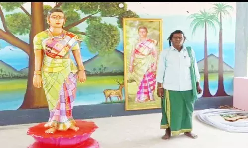 இறந்த மனைவிக்கு ரூ.15 லட்சத்தில் கோவில் கட்டிய கணவர்