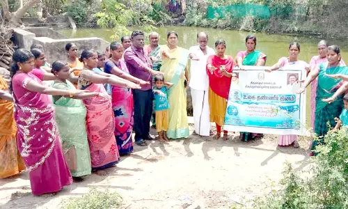 வைரத்தை விட மதிப்புமிக்கது தண்ணீர் - நகர்மன்ற தலைவர் பேச்சு