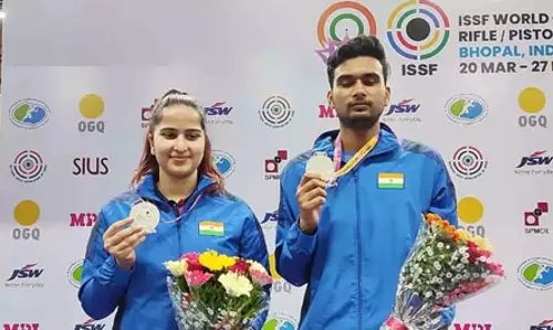 உலகக் கோப்பை துப்பாக்கி சுடுதல் போட்டி- மேலும் 2 பதக்கங்களை வென்றது இந்தியா