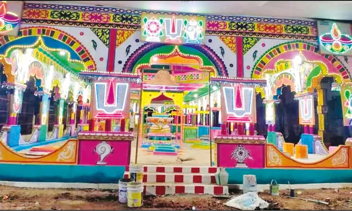 திருக்கோஷ்டியூர் சவுமிய நாராயண பெருமாள் கோவில் கும்பாபிஷேகம் யாகசாலை பூஜையுடன் தொடங்கியது