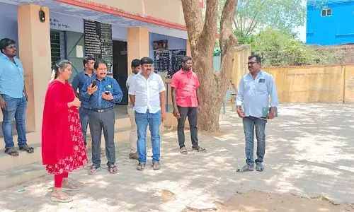 சங்கரன்கோவில் தொடக்கப்பள்ளியில் நகராட்சி சேர்மன் ஆய்வு