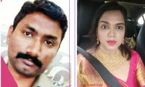 போலி தங்க நகை மோசடி வழக்கில்கைது செய்யப்பட்ட சப்-இன்ஸ்பெக்டர், கள்ளக்காதலிைய போலீசார் காவலில் எடுத்து விசாரணை