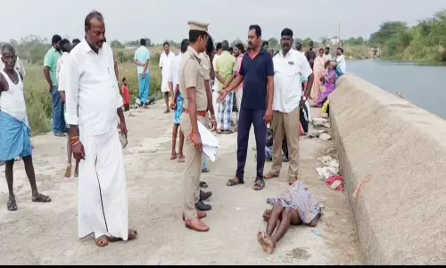 தடுப்பணையில் மூழ்கி எலக்ட்ரீசியன் பலி