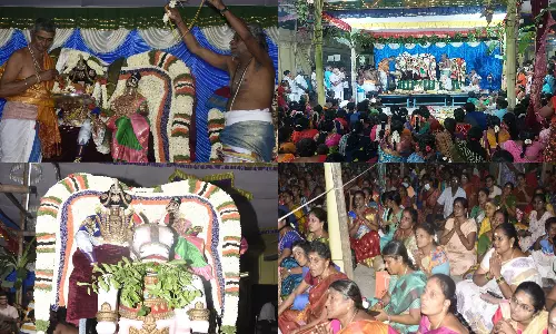 திருவள்ளூர் தீர்த்தீஸ்வரர் கோவிலில் இன்று நடந்த திருக்கல்யாணம்: திரளான பக்தர்கள் சாமி தரிசனம்