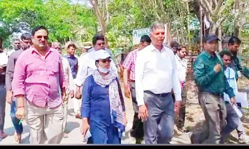 அரக்கோணம் ரெயில் நிலையத்தில் சென்னை கோட்ட மேலாளர் ஆய்வு