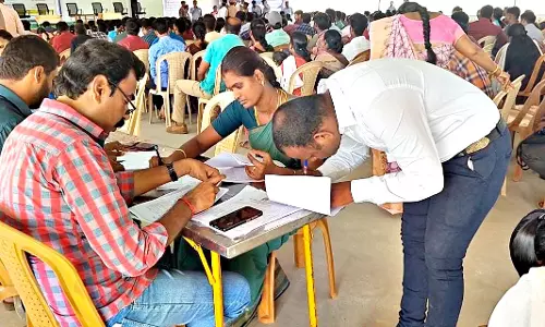 காவல்துறை குடும்ப உறுப்பினர்களுக்கு சிறப்பு வேலை வாய்ப்பு முகாம்