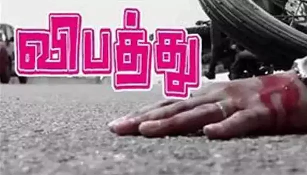 மோட்டார் சைக்கிள் மோதி முதியவர் சாவு மோட்டார் சைக்கிள் மோதி முதியவர் சாவு