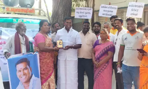 வாகன பிரச்சாரம் கருத்தரங்கம்-அமைச்சர் சாய்.ஜெ.சரவணன்குமார் தொடங்கி வைத்தார்