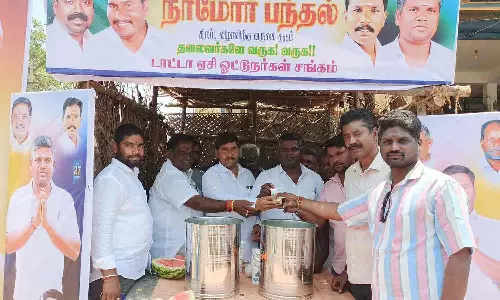 நாவர்குளம் இளைஞர்கள் சார்பில் நீர்-மோர் பந்தல் திறப்பு