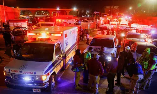 மெக்சிகோவில் புலம்பெயர்ந்தோர் மையத்தில் தீ விபத்து- 39 பேர் உயிரிழப்பு