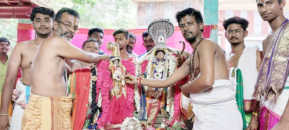ஜெனகநாராயண பெருமாள் கோவிலில் திருக்கல்யாணம் ஜெனகநாராயண பெருமாள் கோவிலில் திருக்கல்யாணம்