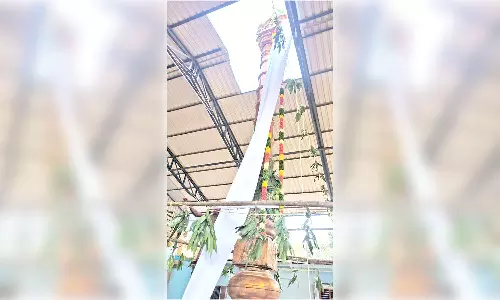 திருநகரி கல்யாணரங்கநாதர் பெருமாள் கோவிலில் பங்குனி உத்திரவிழா கொடியேற்றம்