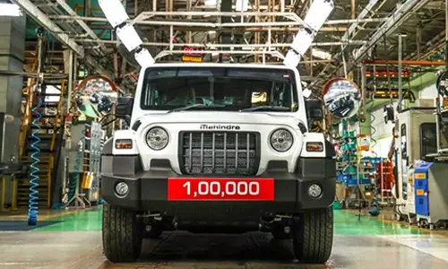 விற்பனையில் புதிய மைல்கல் எட்டிய மஹிந்திரா தார்