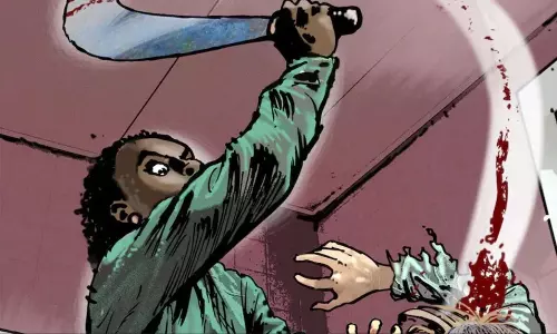 நோயாளியின் கழுத்தை அறுத்த வாலிபர்கள்