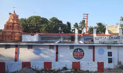 கன்னியாகுமரி அருகே உள்ள முட்டப்பதி அய்யா வைகுண்டசாமி கோவிலில் கலி வேட்டை நிகழ்ச்சி