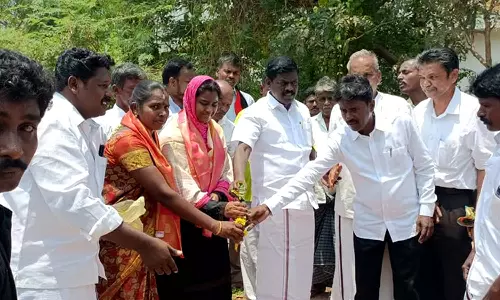 கடையம் பகுதியில் வளர்ச்சிப்பணிகள் சிவபத்மநாதன் தொடங்கிவைத்தார்