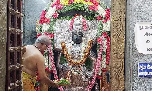 ராம நவமியை முன்னிட்டு தருமபுரி ஆஞ்சநேயர் கோவிலில் சிறப்பு அபிஷேகம்