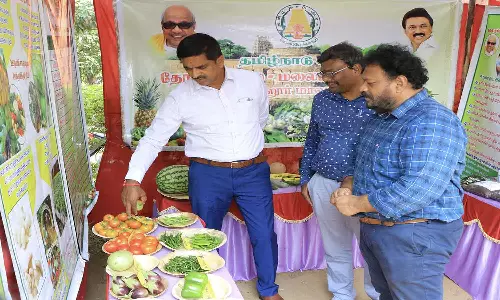 விரிஞ்சிபுரம் வேளாண் அறிவியல் மையத்தில் கண்காட்சி