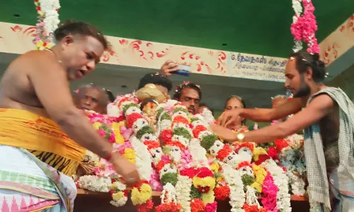 வைத்தியநாதசுவாமி கோவிலில்  நந்தியம்பெருமான் திருக்கல்யாணம்