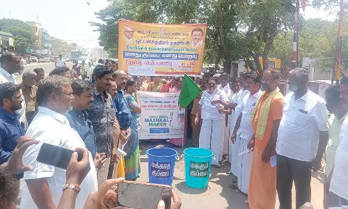 ஒட்டன்சத்திரத்தில் தூய்மை விழிப்புணர்வு பேரணி