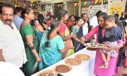 மாமல்லபுரம் பேரூராட்சி சார்பில் தூய்மை திருவிழா-சத்துள்ள உணவு கண்காட்சி