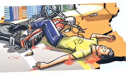 பைக் மோதி விவசாயி பலி