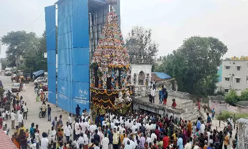 விரிஞ்சிபுரம் மார்க்கபந்தீஸ்வரர் கோவிலில் பங்குனி தேரோட்டம்