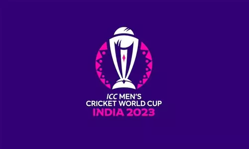 இந்தியாவில் நடைபெறும் 50 ஓவர் ஆடவர் உலகக்கோப்பை கிரிக்கெட் லோகோ வெளியீடு