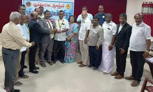 புதுக்கோட்டை ஆனந்தம் புதிய சங்க நிர்வாகிகள் பதவியேற்பு