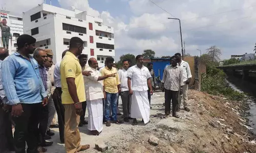 உப்பனாறு வாய்க்காலில் கொசு ஒழிப்பு நடவடிக்கை-அமைச்சர் லட்சுமிநாராயணன் தொடங்கி வைத்தனர்