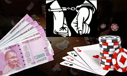 வேலூரில் சூதாடிய 6 பேர் கைது