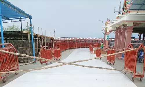 பழனி கோவில்: பக்தர்களின் பாதத்தை பதம் பார்த்த கூலிங் பெயிண்ட் பாதை அடைப்பு!