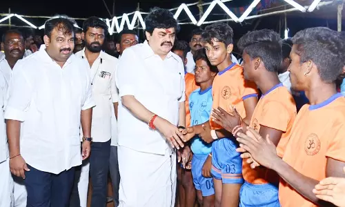 சிவகாசியில் மின்னொளி கபடி போட்டி