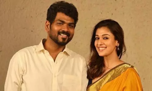 திருச்சி விமான நிலையத்தில் நயன்தாரா-விக்னேஷ் சிவன்.. காரணம் இதுதானா?