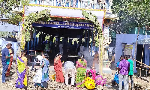 சாஸ்தா கோவில்களில் அலைமோதிய  பக்தர்கள் கூட்டம்:சிறப்பு வழிபாடு செய்து வழிபட்டனர்