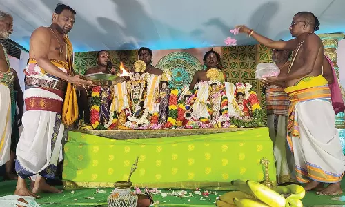 நாமக்கல்லில் நாளை நரசிம்மர் கோவில் தேரோட்டம்: ட்ரோன் மூலம் போலீசார் கண்காணிப்பு