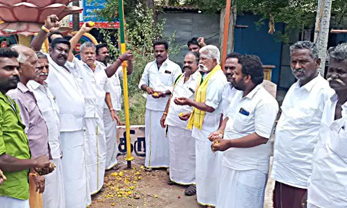 மூவேந்தர் முன்னேற்ற கழக கொடியேற்று விழா