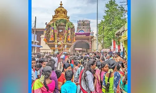 நாங்குநேரி பெருமாள் கோவிலில் தங்க தேரோட்டம்