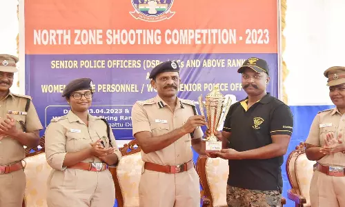 துப்பாக்கி சுடும் போட்டியில் திருவண்ணாமலை எஸ்.பி. சாம்பியன்