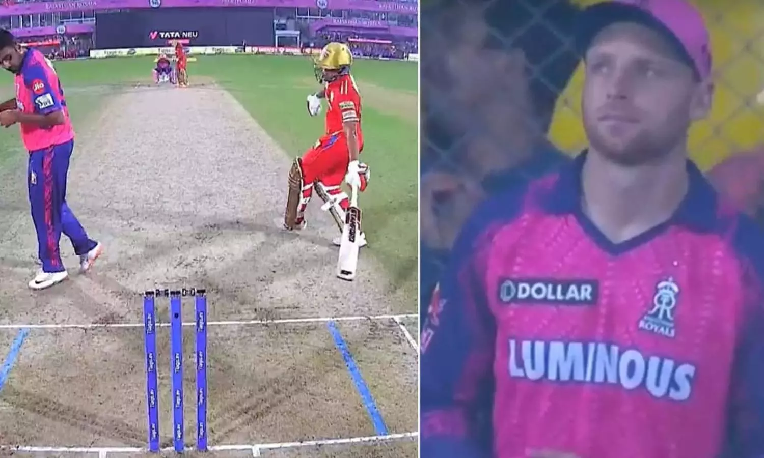 மரண பயத்த காட்டிய அஸ்வின்: உஷாரா விக்கெட்டை காப்பாற்றிய தவான் - வைரலாகும் வீடியோ மரண பயத்த காட்டிய அஸ்வின்: உஷாரா விக்கெட்டை காப்பாற்றிய தவான் - வைரலாகும் வீடியோ