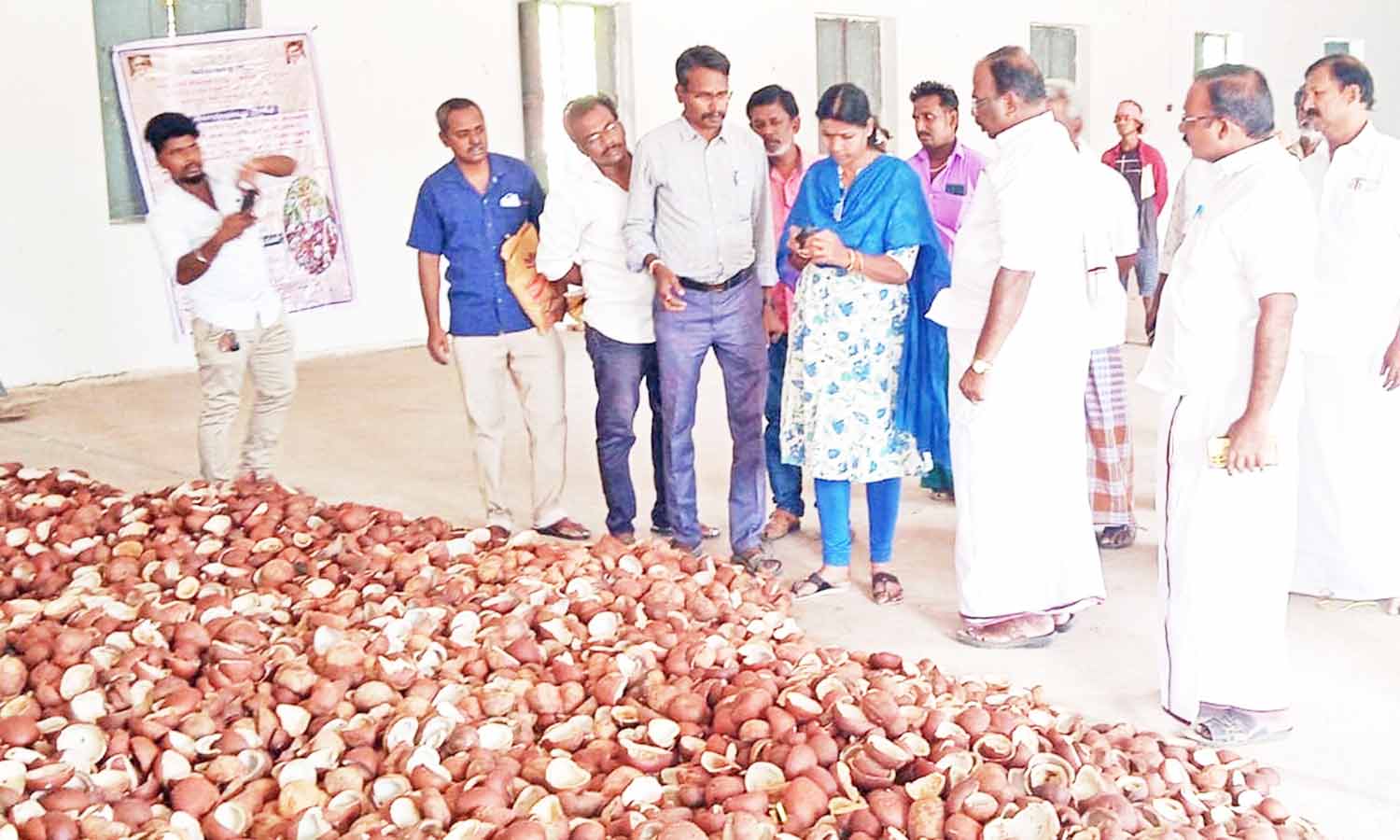 ஒழுங்குமுறை விற்பனை கூடத்தில் கொப்பரை தேங்காய் கொள்முதல்