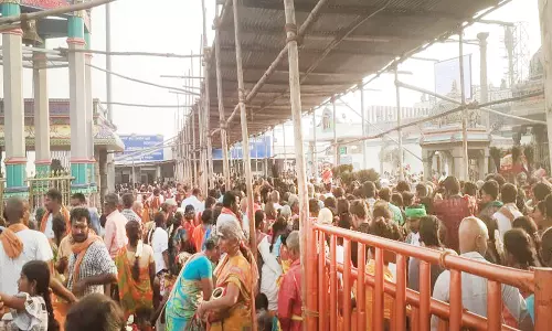 பங்குனி உத்திர தேரோட்டம் முடிந்தும் பழனியில் குவியும் பக்தர்கள்