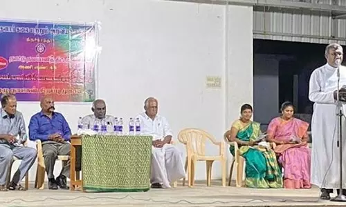 ஆதித்தனார் கல்லூரி சார்பில் நாட்டு நலப்பணித்திட்ட முகாம்