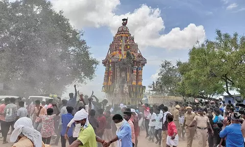 சித்தூர் தென்கரை மகாராசேசுவரர் கோவில் தேரோட்டம்