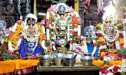 காளமேகப்பெருமாள் கோவிலில் திருக்கல்யாண நிகழ்ச்சி