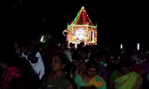 பல்லடம் அருகே முத்துக்குமாரசாமி மலை கோவிலில் தேரோட்டம்
