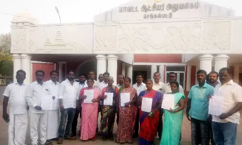 திடக்கழிவு மேலாண்மை திட்டம் அமைக்க கிராம மக்கள் எதிர்ப்பு: செங்கல்பட்டு கலெக்டர் அலுவலகத்தில் புகார்
