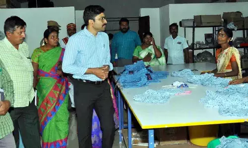 மகளிர் திட்டப்பணிகளை கலெக்டர் ஆய்வு