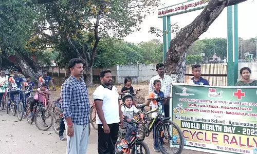 உலக சுகாதார தின சைக்கிள் பேரணி