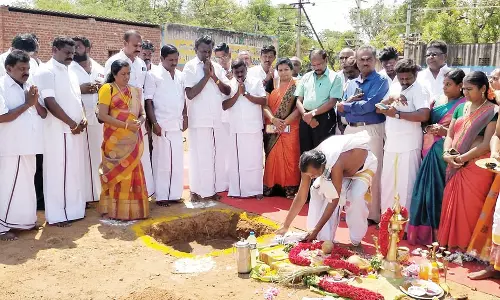 கோவில்பட்டி செண்பகவல்லி அம்பாள்  கோவிலில் ரூ.2 கோடியில் திருமண மண்டபம் கட்டும் பணி